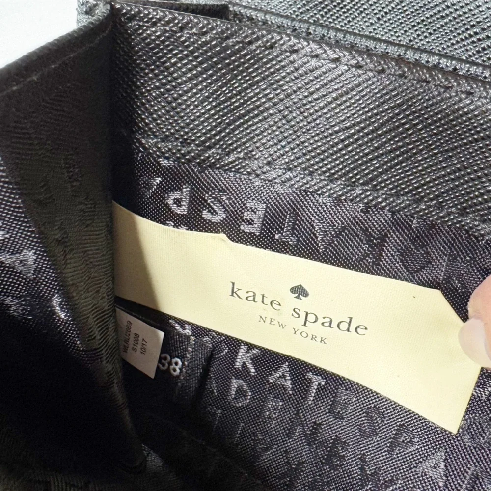 Kate Spade Large Black‎ Leather Continental Wallet